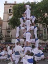 Pira de 9 a la plaça Rius i Taulet