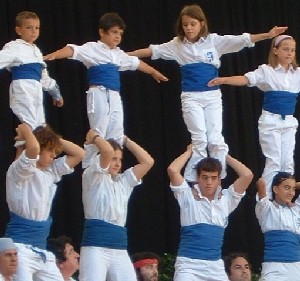 Focking de 8 puntes a la plaça Sant Jaume. Foto: E. Fuster