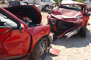 La disminució de la mortalitat en accidents de carretera ha estat d'un 11%. fdg/c. castro