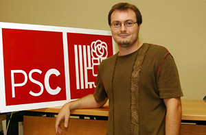 Juan Luis Ruiz i José Zaragoza, secretari d'Organització i Finances del PSC
