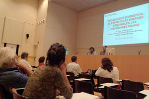 La presentació es va fer a la sala d'actes de la UPC. fdg/ carles castro
