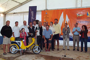 Aquesta tarde s'ha fet entrega dels trofeus del Campionat d'Espanya al Club Nautic de Vilanova. fdg/ tere belmonte
