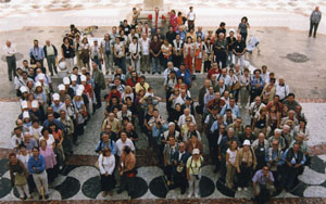 Els participants van quedar immortalitzats a la plaça de la Vila.