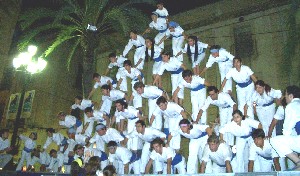 Capdil 8x9 de la diada.    Foto: Rosa Jornet