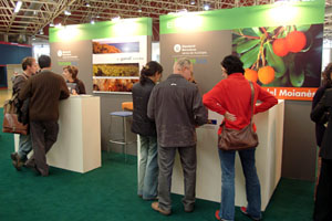 Stand del Consorci de Turisme del Garraf al pavelló firal de Cornellà. fdg/ c.castro