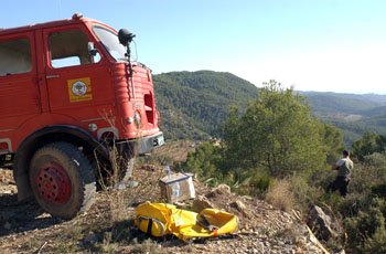 El efectius dels bombers van controlar rapidament l'incendi. fdg/ rita lamsdorff