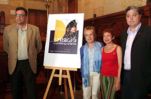 Jordi Baijet, Magda Puyo i Caterina Mieras, a la presentació de l'edició del 2004. fdg/carles castro