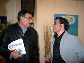 Jordi Baijet conversa amb Enric Delpueblo