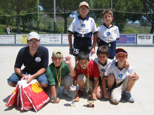 Foto del equip Benjamí de l'Olímpic.