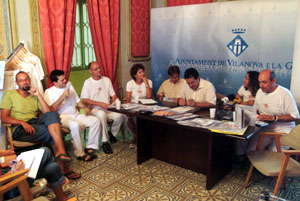 Presentació del programa de festa major a la casa Olivella. fdg/c. castro