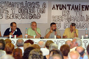 Imatge de l'ultima assemblea dels veins del Fondo Somella. fdg/miquel vall