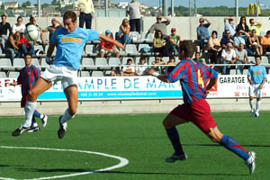 Els jugadors del Vilanova van delectar a la seva afició. fdg/miquel vall