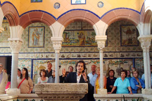 Sitges inaugura la restauració del claustre del Palau Maricel