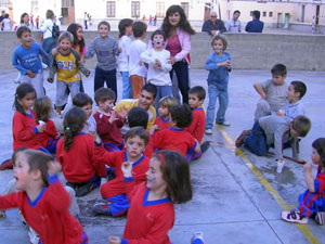 Castanyada del més petits del Club Esportiu Samà