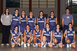 Foto de la plantilla del sènior femení del CB Cubelles. fdg/marcel fabra
