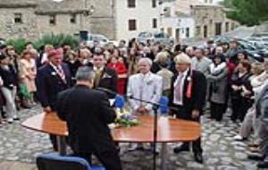 Imatge de la ceremònia a l'Ajuntamet d'Olivella