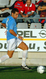 Marc Sellarés ha marcat el gol del empat en el temps afegit. fdg/miquel vall