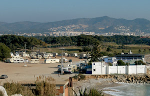 El campament s'ha instalat entre l'Atlantida i el Golf. fdg/rita lamsdorff