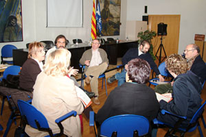 Imatge de la reunió de participació ciutadana sobre el Pla Especial del Port. fdg/miquel vall