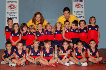 L'equip de la guardaria del bàsquet Samà