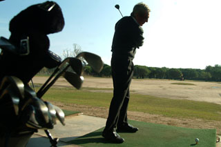 Imatge d'arxiu d'un jugador de Golf. fdg/ c. castro