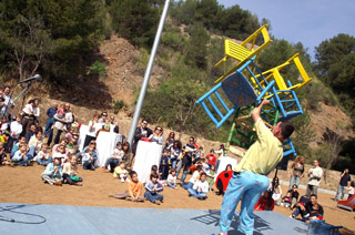 Inauguració de la nova zona verda a la plaça dels Margallons. fdg/ marcel fabra