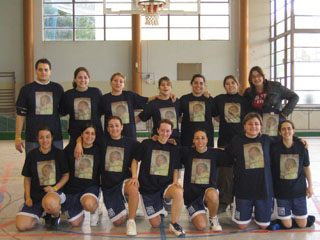 Plantilla del club basquet cubelles femení. foto/ josep sànchez