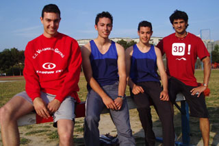 Atletes del Club Esportiu Vilanova