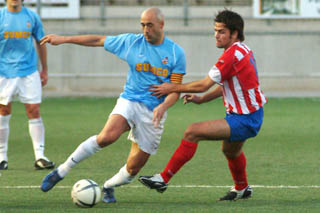 Imatge d'arxiu del partit de la primera ronda que es va jugar a Vilanova. fdg/ miquel vall