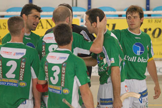 Últim partit del CP Vilanova de la temporada i comiat dels jugadors Edo, Vadillo i Domínguez. fdg/ c. castro