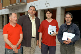 D'esquerra a dreta, Josep Lluís Rodríguez, Joan Rodriguez Serra, Jordi Ruiz de Castañeda i Fèlix Pascual. fdg/ rita lamsdorff
