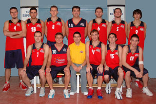Plantilla de l'equip Senior del Club Basquet Samà