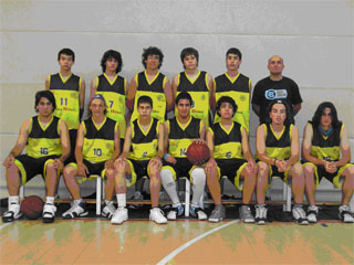 Plantilla del cadet 2 masculí del CEVG, basquet