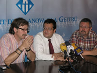 Tomàs Álvaro, Joan Ignasi Elena i Jordi Valls. Solblau