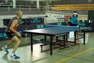 Jordi Piella va guanyar a Oriol Monzó a la final. fdg/c. castro