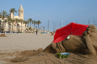 Les escultures de sorra tenen els dies comptats amb la nova normativa. fdg/rita lamsdorff