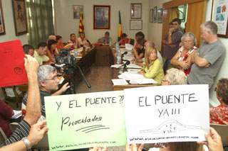 Imatge del ple dels pressupostos de l'Ajuntament de Cubelles. fdg/marcel fabra