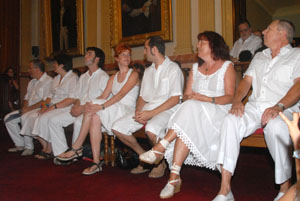 Els nous pabordes de la Festa Major 2007 de Vilanova. fdg/c. castro