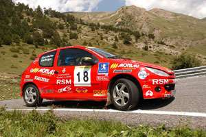 Gallego-Garduño en el último rally que disputaron. foto/david palmero