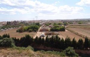 Terrenys de l'Eixample Nord on s'haura de construir uns 800 habitatges