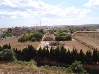 Terrenys de l'Eixample Nord on s'haura de construir uns 800 habitatges