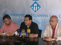 Jordi Valls, Joan Ignasi Elena i Adolf Montoliu.