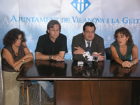 Mercè Foradada, Tomàs Àlvaro, Ignasi Elena i Iolanda Sánchez.