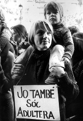 Una de les imatges de l'exposició 1975-1979. Memòria dun temps
