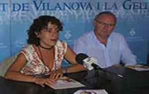 Iolanda Sánchez, durant una roda de premsa.