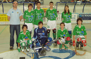 Plantilla de l'equip Infantil A, del CP Vilanova - Ull Blau