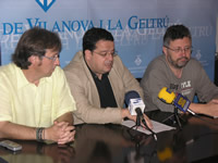 Imatge del govern tripartit de Vilanova