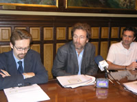 Roda de premsa de presentació de les obres finalistes.