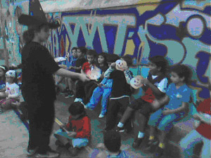 L'Escola de Bàsquet Samà va celebrar la castanyada i Haloween