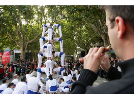 Pira de 9 dels Falcons a Manresa